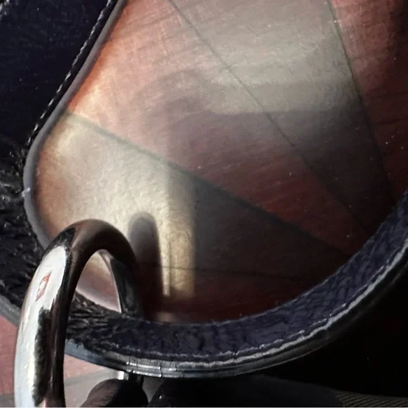 Coach Classic Navy/Silver Handbag - Picture 6 of 14